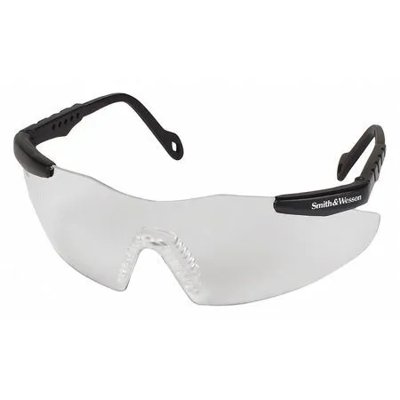 Smith & Wesson 19794 Safety Glasses, Wraparound Clear Polycarbonate Lens,