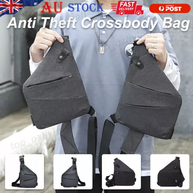 Waterproof Travel Sling Bag Anti-Theft Crossbody Shoulder Bags Personal Bags AUS