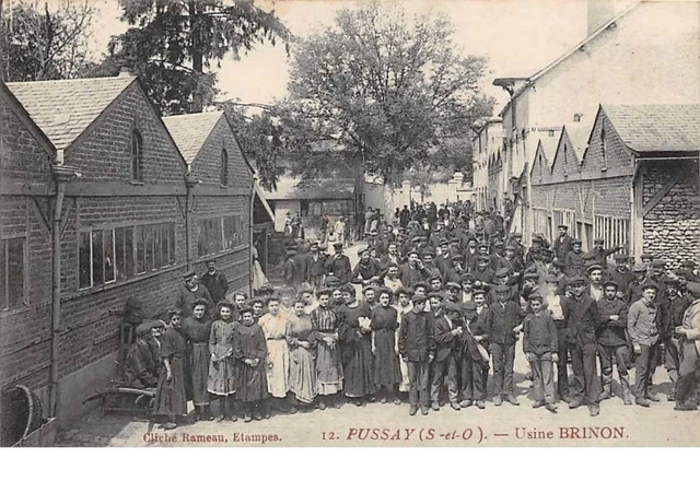 91. n° 52331 . pussay.usine brinon . metier industrie