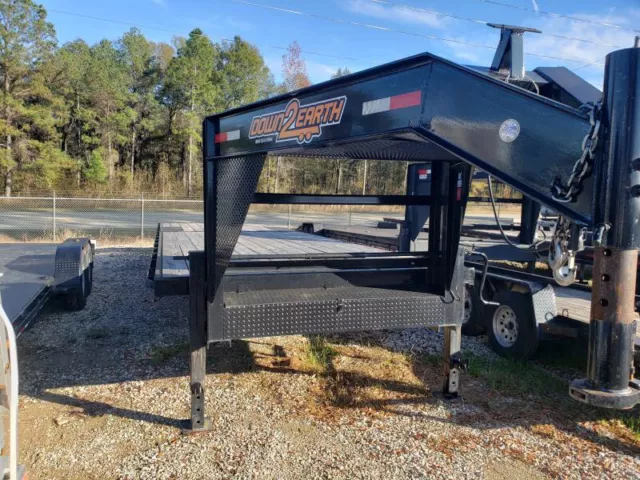 2023 Down 2 Earth Trailers 102 X 34 Deckover Gooseneck Carhauler Trailer Non 2