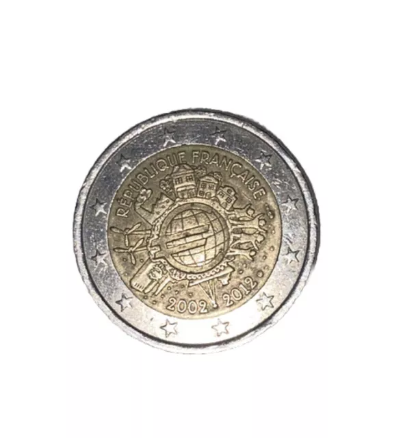 Pièce de monnaie 2 euros collection République Française 2002-2012