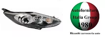 Faro Fanale Proiettore Anteriore Destro P/Nera Per Ford Fiesta 09>13 2009>2013