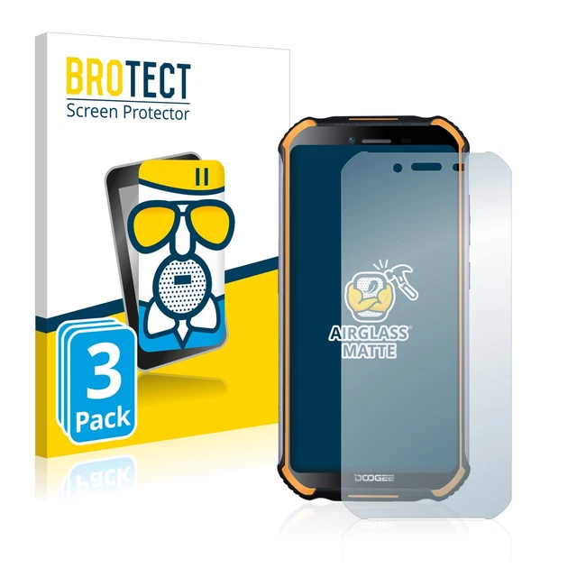 3x Anti-Riflesso Vetro Pellicola Protezione per Doogee S40 Pro Proteggi Schermo