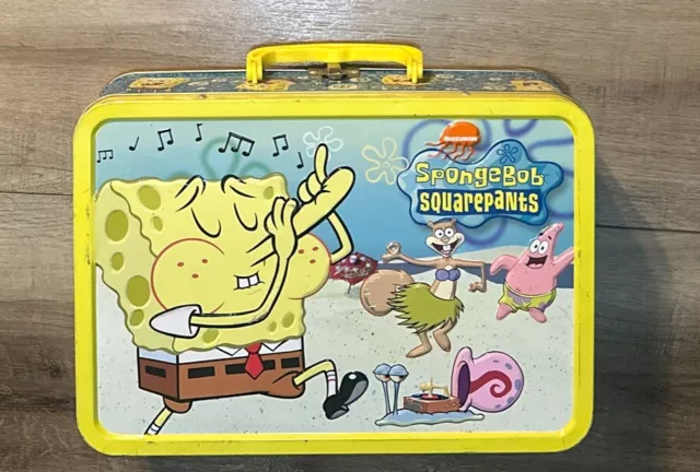 Spongebob Squarepants Tin Lunchbox 2001 Tin Box Company