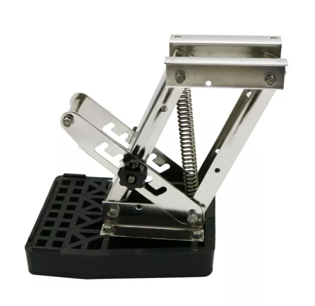 Boat Stainless Steel 20hp Outboard Motor Bracket Kicker UP Auxilary Trolling