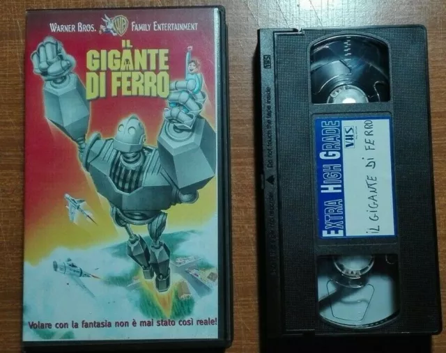 IL GIGANTE DI Ferro-Videocassetta Vhs Warner Bros.* N.13 EUR 9,99