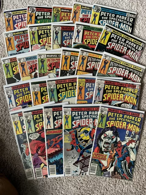 26 -Spectacular Spider-Man Low-Mid Lot - 7-51 Morbius, Moon Knight, Lizard, More