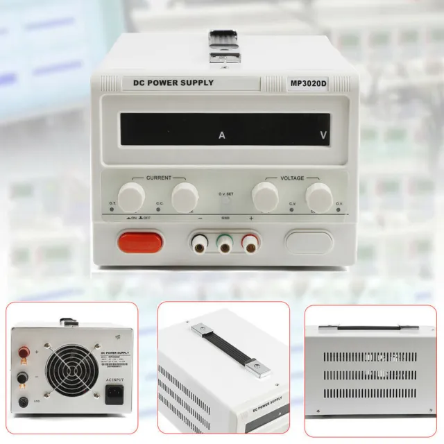 MP3020D Laboratory Hand-held Switch-Mode DC Regulated Power Supply Adjustable