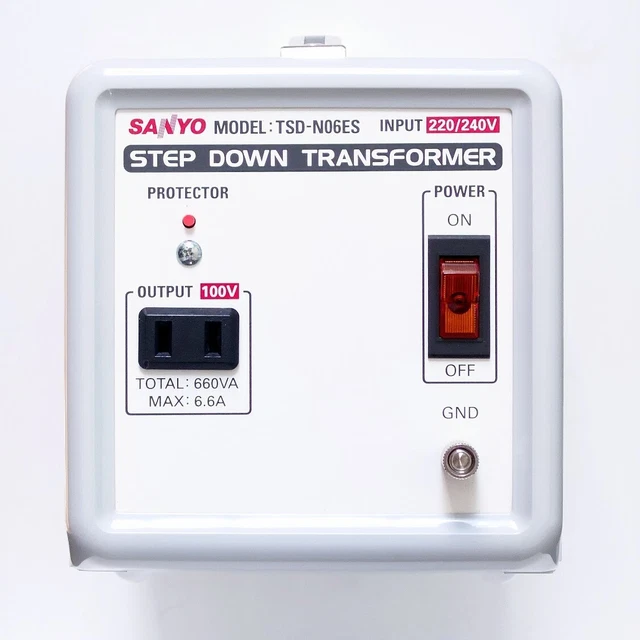 SANYO JAPAN TSDN06ES Step Down Transformer 100V 240V 660W UK EU