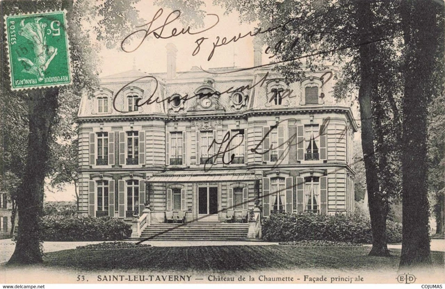 95 - SAINT LEU TAVERNY - S08055 - Ch�teau de la Chaumette  Fa�ade Principale L14