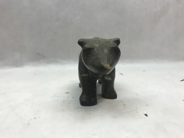 VINTAGE Stone Bear or CAPYBARA SCULPTURE Made in ECUADOR with Sticker
