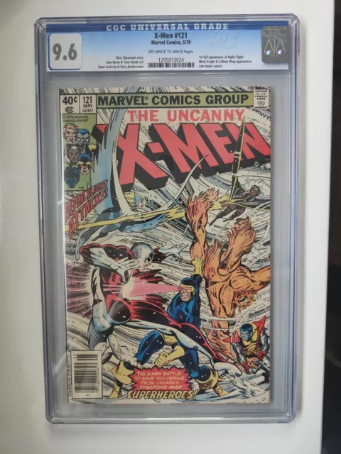 X-men #121 CGC 9.6 OW/W Pages 1st Alpha Flight