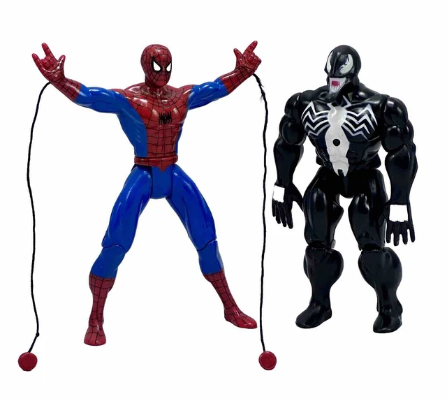 MARVEL SPIDER-MAN VS Dr Octopus Web Of Steel Animated Die Cast Metal ToyBiz 1994 EUR 12,71 - FR