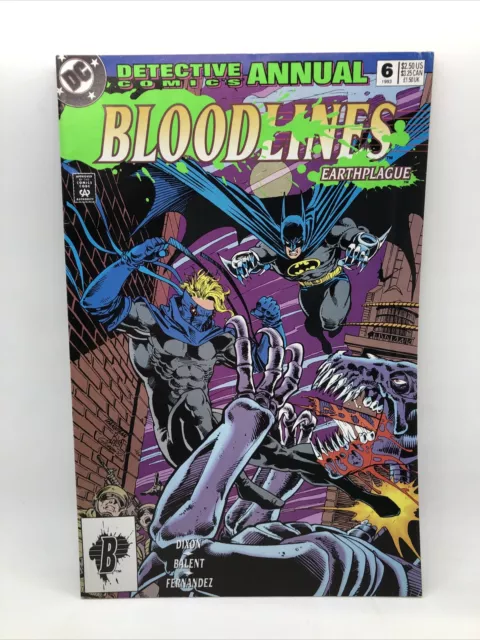 Detective Comics Annual #6 (1993, DC COMICS) Bloodlines Earthplague Batman 7