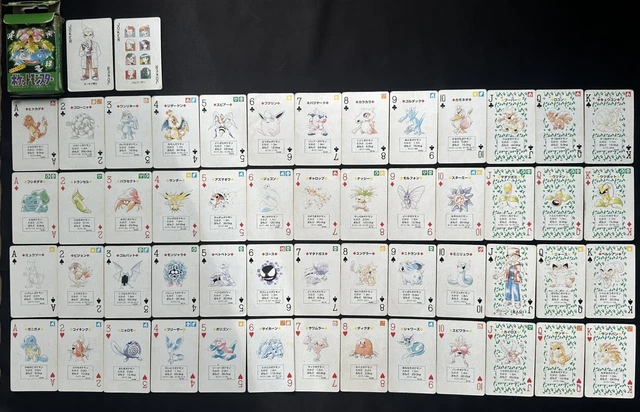 JAPANESE POKEMON POKER Playing Cards 1996 Green Venusaur include Charizard etc 73.50 - PicClick UK JAPANESE POKEMON POKER Playing Cards 1996 Green Venusaur include Charizard etc 73.50 - PicClick UK