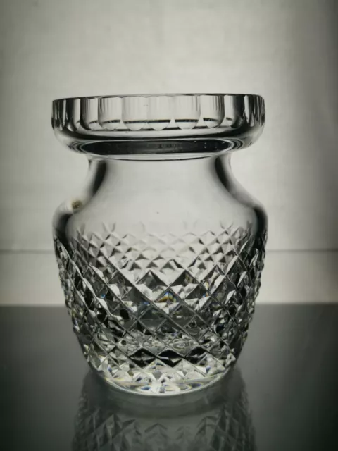 Waterford Crystal Cut Glass Alana Preserve Pot Jam Honey Condiment Jar