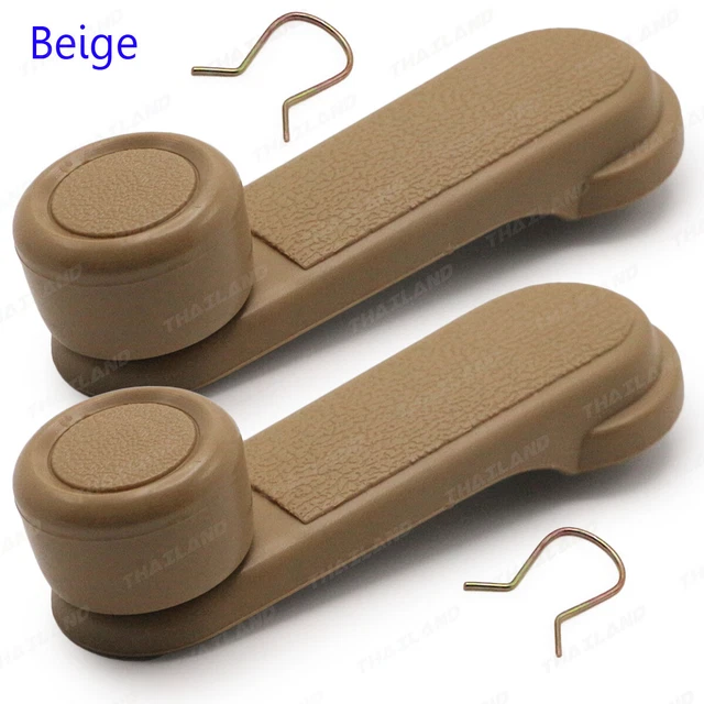 Coppia Maniglia Manovella Beige per Nissan Frontier Navara D21 D22 1986 2005