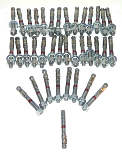 Hilti 3/8" x 3" Kwik TZ2 Carbon Steel Zinc Bolt Concrete Expansion Anchor 39 uni