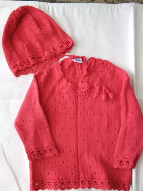 Kinder Mütze und Pullover Set Große 2/3Jahre Gebraucht Top Zustand