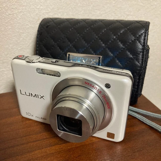 PANASONIC LUMIX DMC-SZ7 White Compact Digital Camera [No English