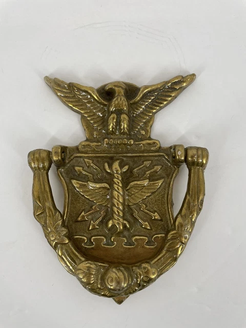 Door knocker Solid Brass with Eagle Design Vintage Decor