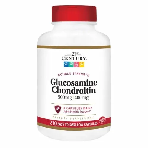 Glucosamine Chondriotin 500 MG / 400 MG 210 Capuchons Par 21st Century