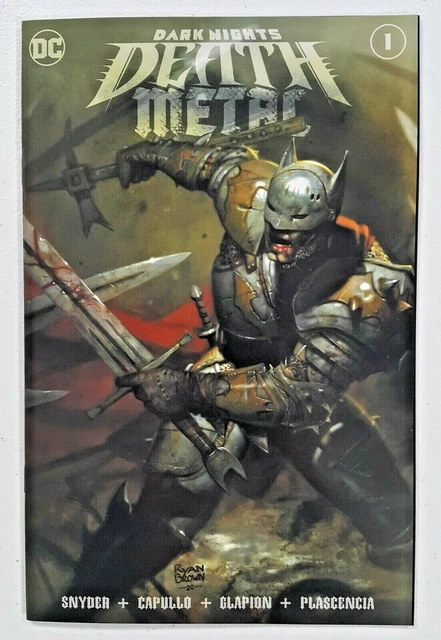 Dark Nights Death Metal #1 Ryan Brown Trade Dress Variant Cover DC Comics 2020