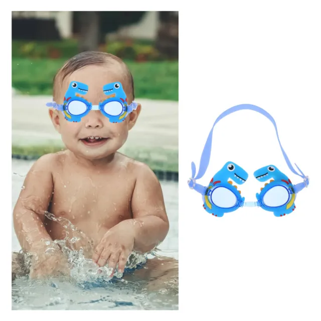 Anti Fog Swim Goggles for Kids - Cartoon Design, , Clear Lens