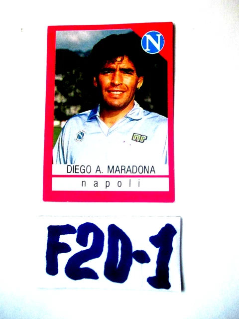 Stickers Calcio 91 1991 Euroflash Figurine Diego Maradona Napoli No
