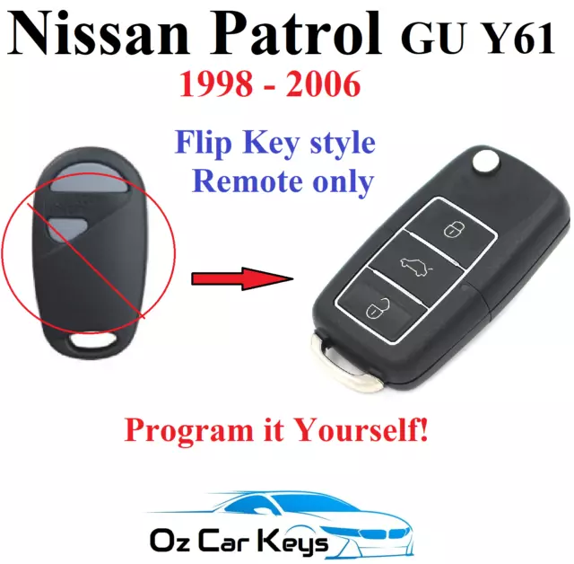 For Nissan Patrol Y61 Gu Remote No Key 1998 1999 2000 2001 2002 2003 2004 2005