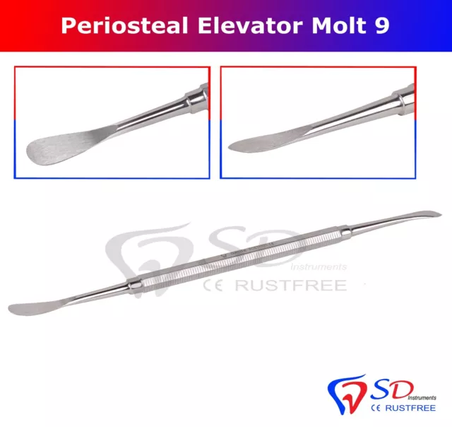 Periosteal Elevator Implant Instruments Chirurgicaux Mue 9 Gingivale Tissue Ce