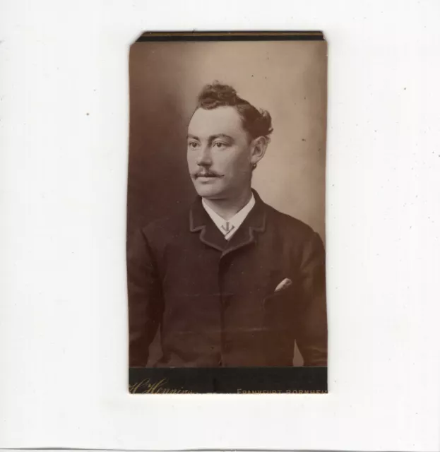 CDV Foto Herrenportrait - Frankfurt Main 1890er