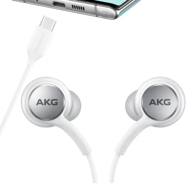 AKG Samsung Casque D'Écouteurs USB Type C Pour Galaxy Note 20 Ultra Audio