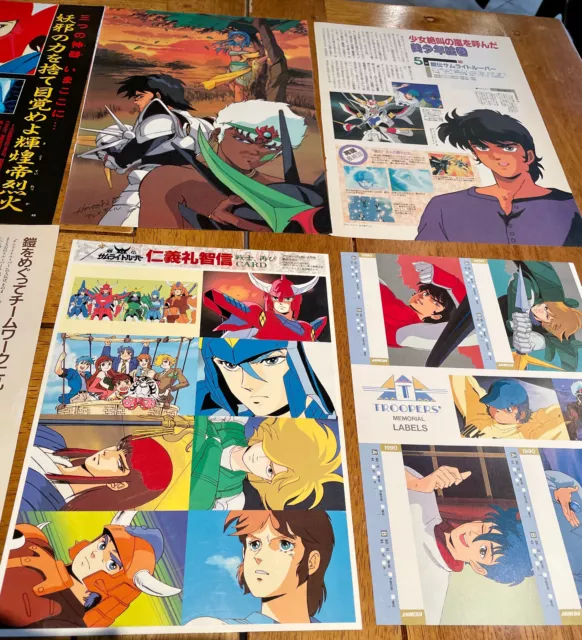 Yoroiden Samurai Troopers lot de pages de magazines japonaises et françaises