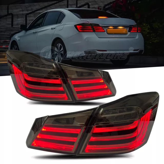 HCmotion LED Tail Light For Honda Accord 9th 2013-2015 Turn Signal Assembly