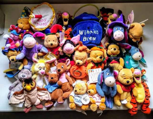 DISNEY POOH, PIGLET, TIGGER, EEYORE and FRIENDS BEANIES (1)