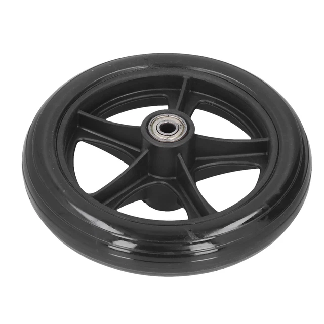 Ricambio sedia a rotelle 16 cm PU Walker Caster Accessorio con Cuscinetto a Sfera