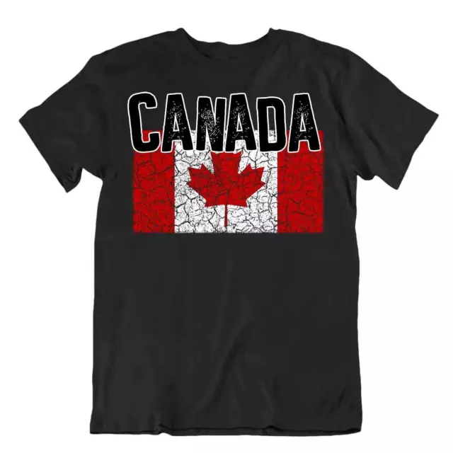 Flag T-Shirt Canada Fashion Country Souvenir Gift Tee Pride logo