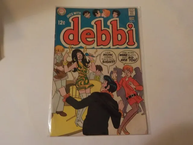 Date with Debbi #3 1969 spanking panel