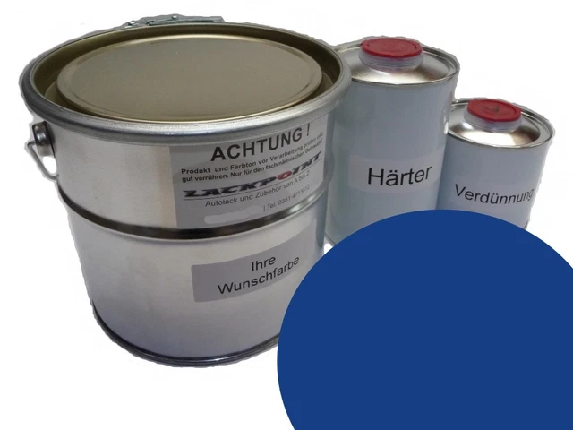 Pintura 2K Nardograu Audi 2 Liter Set 2K Autolack Geeignet Für