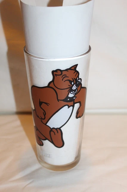 Vintage SPIKE WARNER BROS 1973 PEPSI COLLECTOR SERIES 6 1/4 INCH GLASS