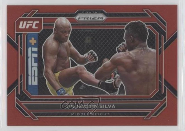 2023 Panini Prizm UFC Red Prizm /199 Anderson Silva #76