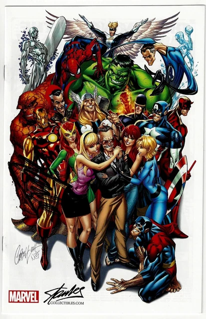 Avengers #1 J. Scott Campbell Variant Cover Stan Lee Signed Marvel Comics 2014