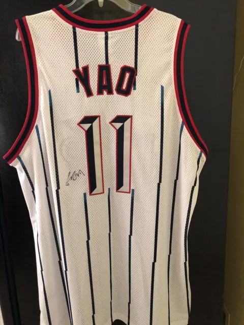 Yao Ming Signed Autographed Houston Rockets Basketball Jersey Brand New