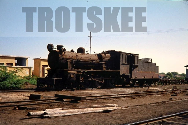 35mm Slide INDIA Indian Railways Steam Loco 31088 Bhavnagar c1976 Original