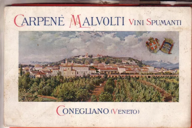 Conegliano  Primi 900  Panorama E Pubblicitaria Carpene Malvolti Vini Spumanti