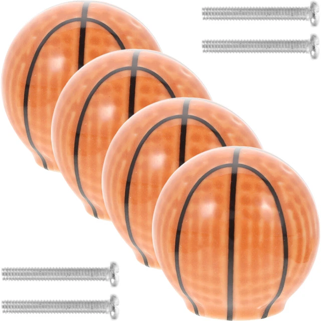 4 Pcs Cabinet Handle Basketball Cartoon Cabinet Door Cabinet Knobs Shoebox 9