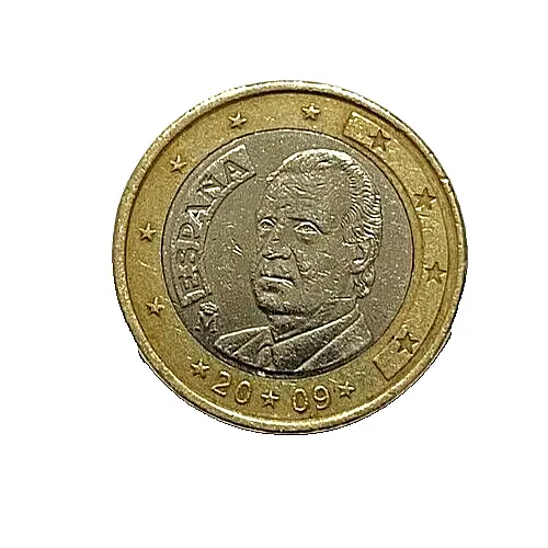 Moneda 1 euro España 2009 juan carlos I