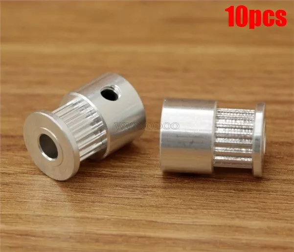 10Pcs 2Gt 16 Tooth 16T 5Mm Bore Aluminum Timing Pulley For 3D Printer cq