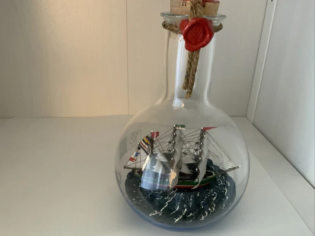 Souvenir Ship In A Bottle Souvenir Boat Round Glass Bottle Rickmer Rickmers Souvenir Ship In A Bottle Souvenir Boat Round Glass Bottle Rickmer Rickmers